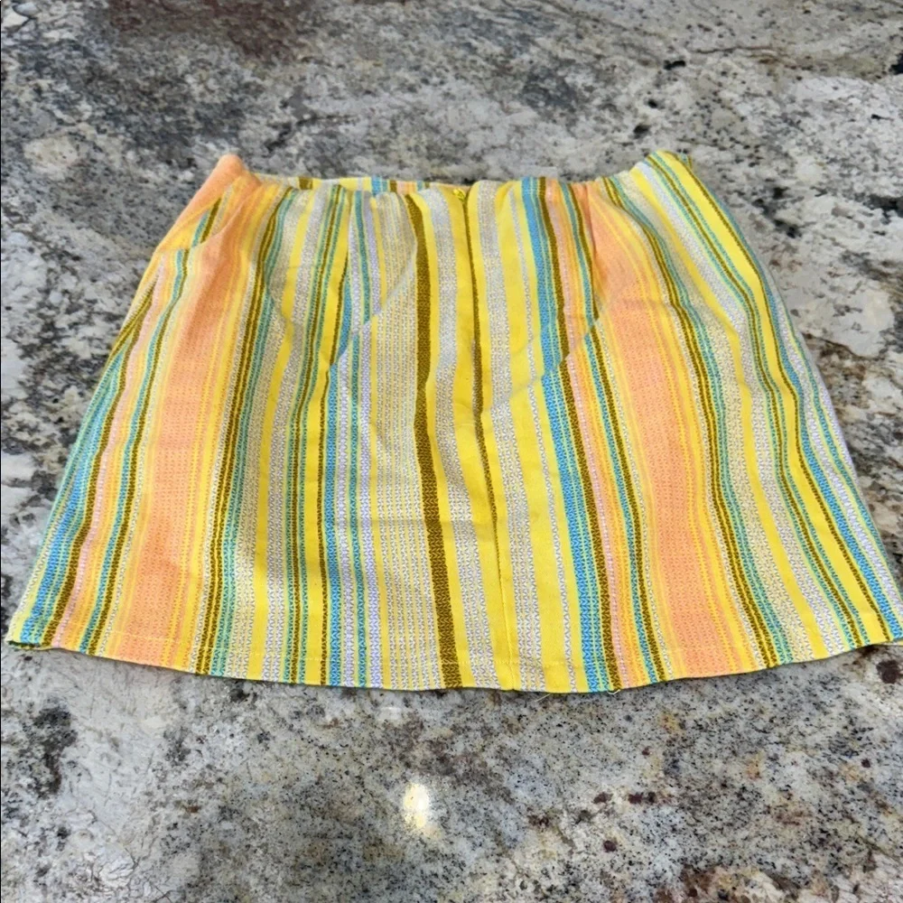 Striped Multicolor Skirt Girls Size 6X